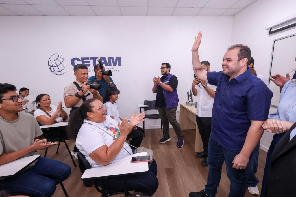 Governador Roberto Cidade inaugura sétima escola do Cetam em Manaus e lança edital para cursos presenciais na unidade